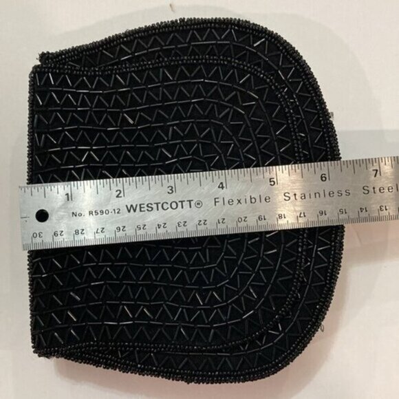 Black Beaded Clutch - Picture 7 of 12